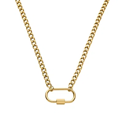 Bermuda Watch Company Women's Maivelle Lexi Carabiner Chain Necklace - Gold
