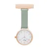 Bermuda Watch Company Women's Rose Gold / Green Annie Apple Aurora White Rose Gold Sage Green Leather Nurse Fob Watch