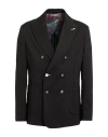 Berna Man Blazer Black Size 44 Cotton, Polyamide, Elastane