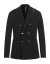 Berna Man Blazer Black Size 46 Polyester, Elastane In Black