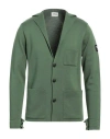 Berna Man Blazer Green Size Xxl Merino Wool, Acrylic