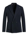 Berna Man Blazer Midnight Blue Size 42 Polyester, Viscose, Elastane