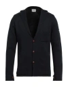 Berna Man Blazer Midnight Blue Size Xxl Merino Wool, Acrylic