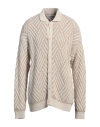 Berna Man Cardigan Beige Size Xl Dralon