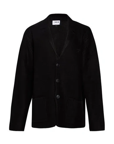 Berna Man Cardigan Black Size L Acrylic, Wool