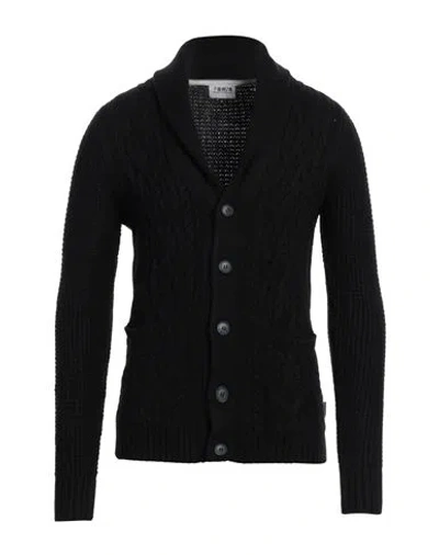 Berna Man Cardigan Black Size Xxl Acrylic, Polyamide, Wool