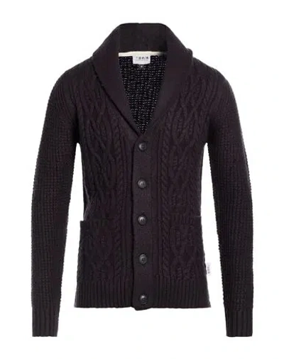 Berna Man Cardigan Midnight Blue Size Xl Acrylic, Polyamide, Wool