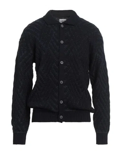 Berna Man Cardigan Midnight Blue Size Xxl Dralon