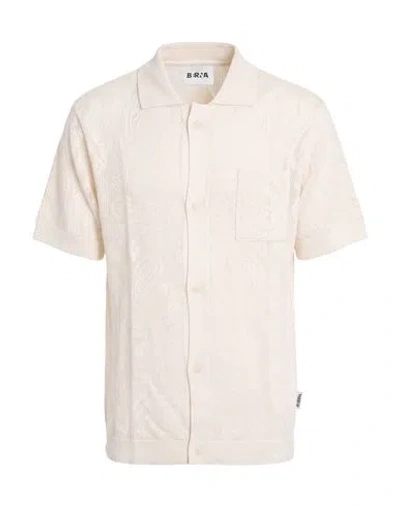Berna Man Cardigan Off White Size S Cotton, Acrylic