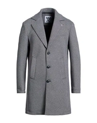 BERNA BERNA MAN COAT BLUE SIZE 38 POLYESTER, ELASTANE