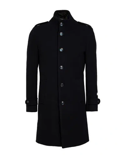 Berna Man Coat Midnight Blue Size 34 Polyester