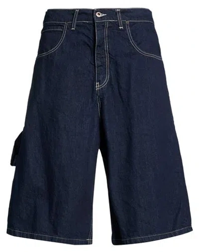 Berna Man Denim Shorts Blue Size 38 Cotton