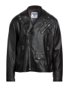 Berna Man Jacket Black Size L Polyester, Polyurethane In Black