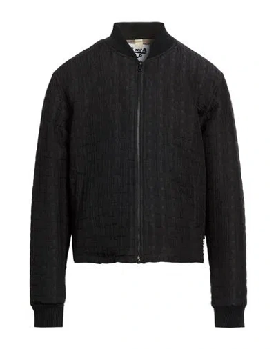 Berna Man Jacket Black Size Xxl Polyester, Elastane