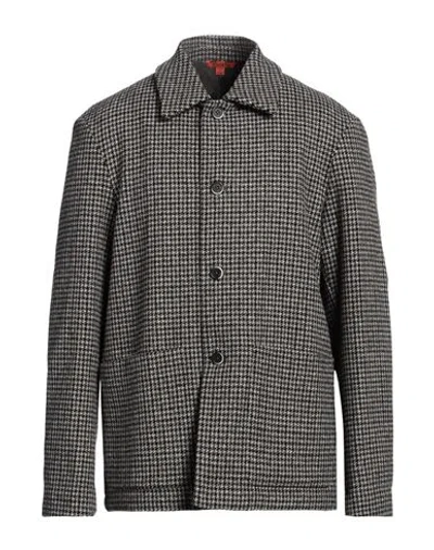 Berna Man Jacket Grey Size 42 Virgin Wool, Polyamide In Gray