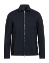 Berna Man Jacket Navy Size 42 Polyamide, Elastane In Pink