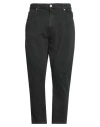 Berna Man Jeans Black Size 36 Cotton In Black