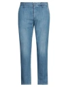 Berna Man Denim Pants Blue Size 34 Cotton In Blue