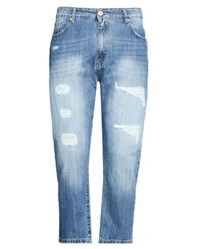 Berna Man Jeans Blue Size 36 Cotton