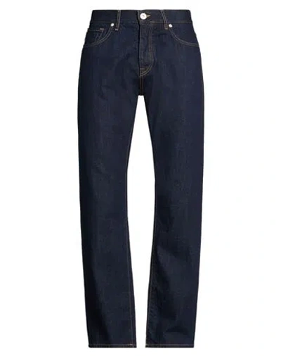 Berna Man Jeans Blue Size 36 Cotton, Polyester