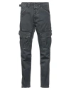 Berna Man Jeans Charcoal Size 26 Cotton, Elastane In Grey