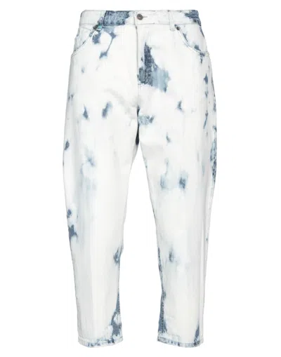 Berna Denim Cropped In White