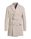 Berna Man Overcoat & Trench Coat Beige Size 36 Polyester, Elastane In Neutral