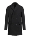 Berna Man Overcoat & Trench Coat Black Size 42 Polyester, Elastane In Black