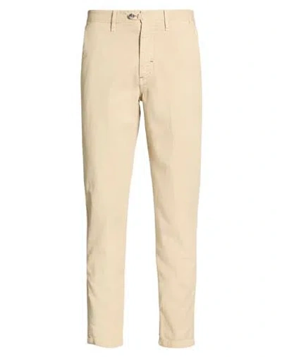Berna Man Pants Beige Size 28 Organic Cotton, Elastane In Neutral