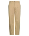 Berna Man Pants Beige Size 36 Cotton, Elastane In Neutral