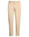 Berna Man Pants Apricot Size 36 Cotton, Polyester, Elastane In Nude