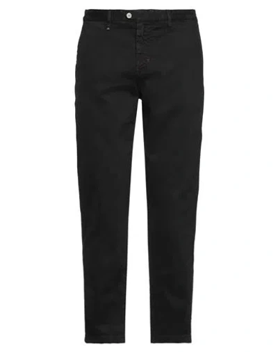 BERNA BERNA MAN PANTS BLACK SIZE 26 COTTON, ELASTANE
