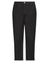 Berna Man Pants Black Size 34 Cotton, Elastane In Navy