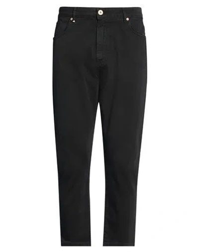 Berna Man Pants Black Size 38 Cotton