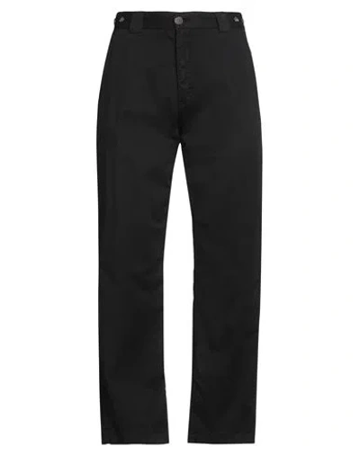 Berna Man Pants Black Size 38 Cotton, Modal, Elastane