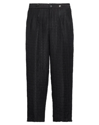 Berna Man Pants Black Size L Polyester, Elastane