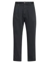 Berna Man Pants Blue Size 32 Cotton, Elastane In Black