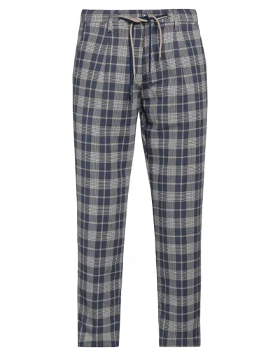 BERNA BERNA MAN PANTS BLUE SIZE 32 COTTON, POLYESTER