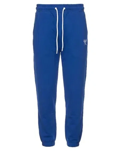 Berna Man Pants Blue Size S Cotton, Polyester