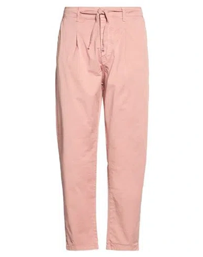 Berna Man Pants Blush Size 36 Cotton, Elastane In Pink