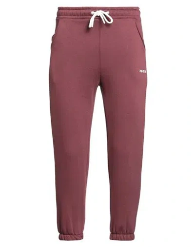 Berna Man Pants Burgundy Size M Cotton, Polyester