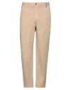 Berna Man Pants Camel Size 36 Cotton, Elastane In Beige