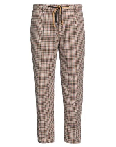 Berna Man Pants Camel Size 40 Cotton, Polyester In Beige