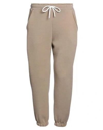 Berna Man Pants Camel Size L Polyester, Viscose, Elastomultiester