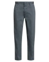 Berna Man Pants Charcoal Size 28 Cotton, Elastane In Gray