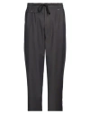 Berna Man Pants Charcoal Size 36 Cotton, Polyamide, Elastane In Grey