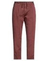 Berna Man Pants Chocolate Brown Size 40 Cotton, Polyester, Elastane