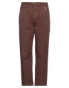Berna Man Pants Cocoa Size 36 Cotton In Brown