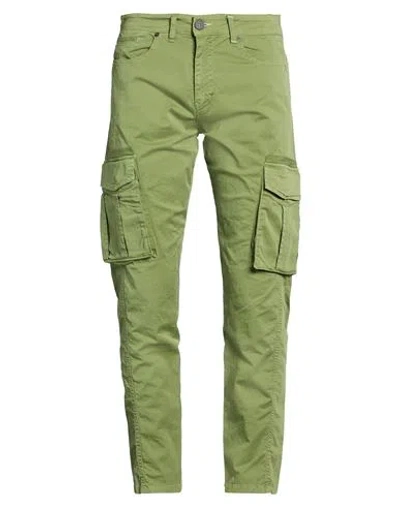 Berna Man Pants Green Size 32 Cotton, Elastane