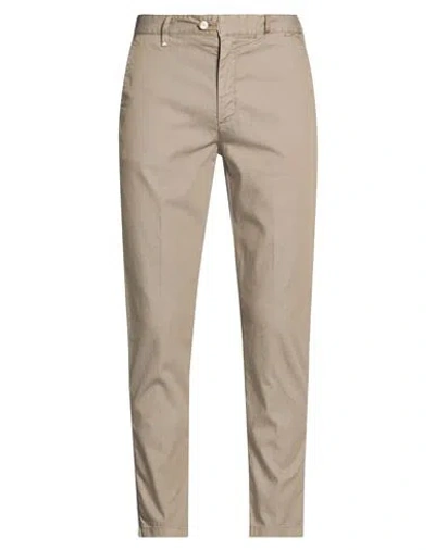 Berna Man Pants Grey Size 38 Cotton, Polyester, Elastane In Gray